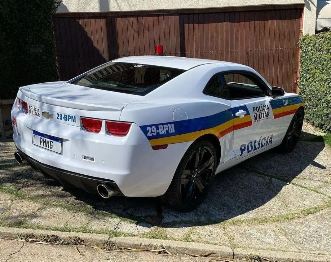 Camaro SS vira viatura da Polícia Militar de Minas Gerais