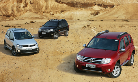Renault Duster, VW CrossFox, Ford EcoSport
