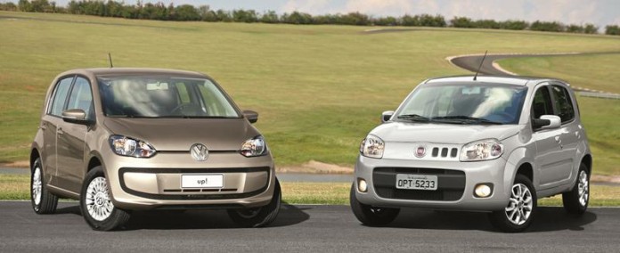 Volkswagen up! vs. Fiat Uno