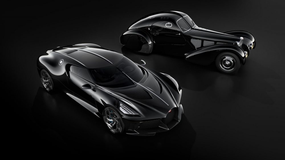 Bugatti La Voiture Noir (o carro mais caro do mundo) e Atlantic Type 57