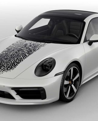 O novo Porsche 911 com impressão digital gigante