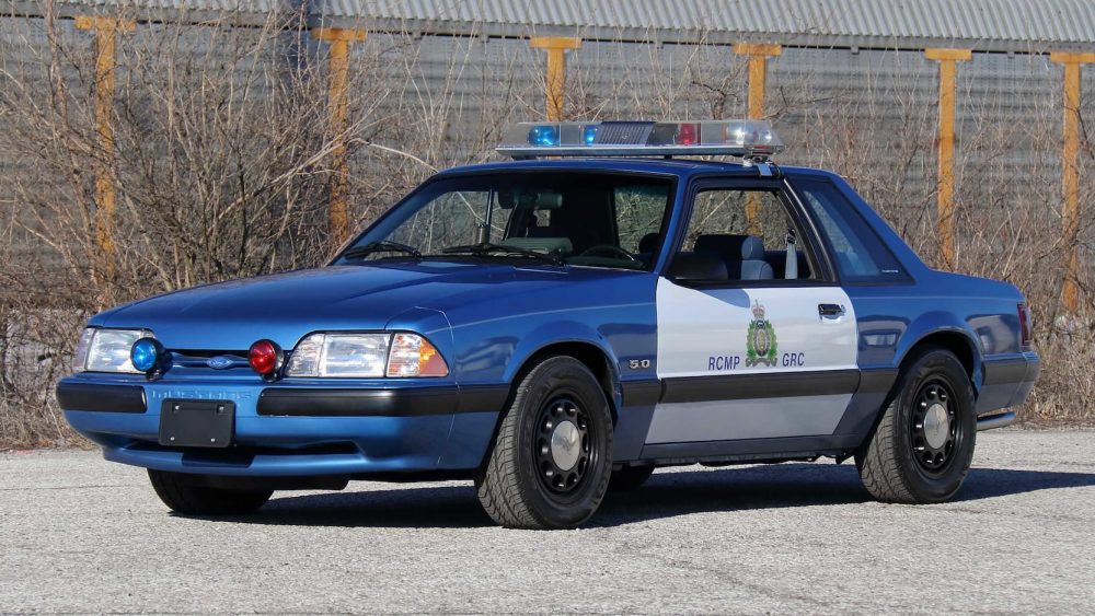 Mustang SSP da Polícia Montada do Canadá irá a leilão
