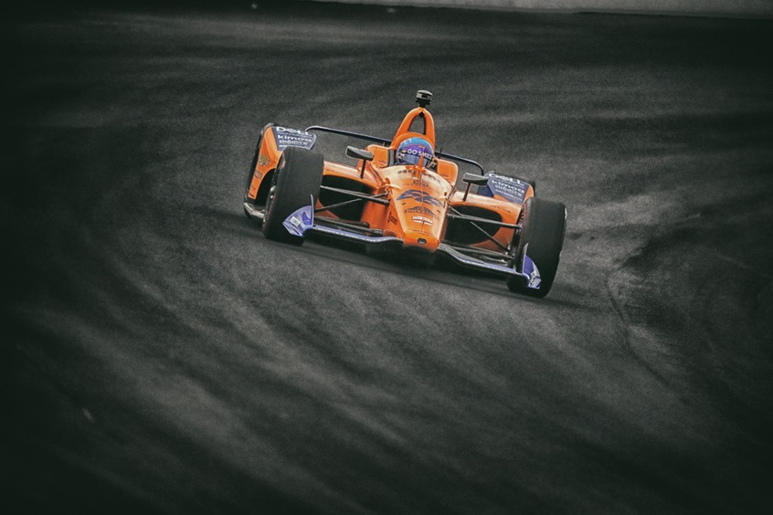 Fernando Alonso na classificação para a disputa da Indy 500 em 2019