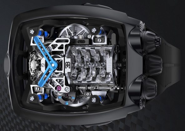 Relógio da Jacob & Co. inspirado no Bugatti Chirion custa R$ 1,5 milhão