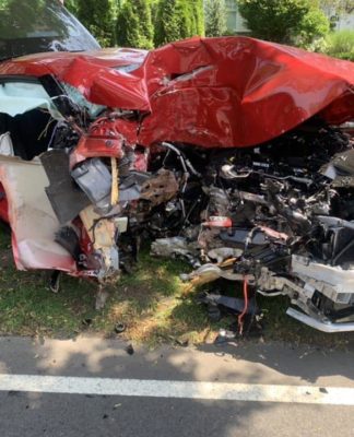 Toyota Supra acidente