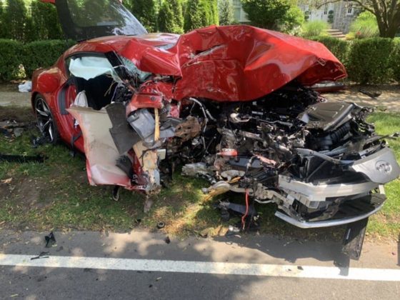 Toyota Supra acidente