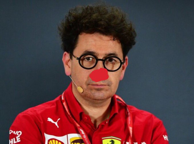 Mattia Binotto, 2020, colorida; o preferido dos memes da F1 esta semana
