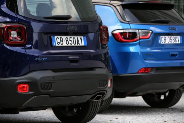 Jeep Compass e Renegade 4xe