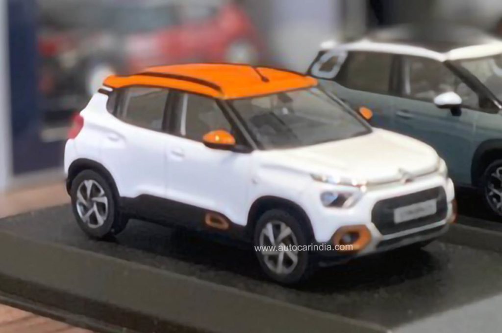 Desenho do novo Citroën C3 SUV vaza em miniatura
