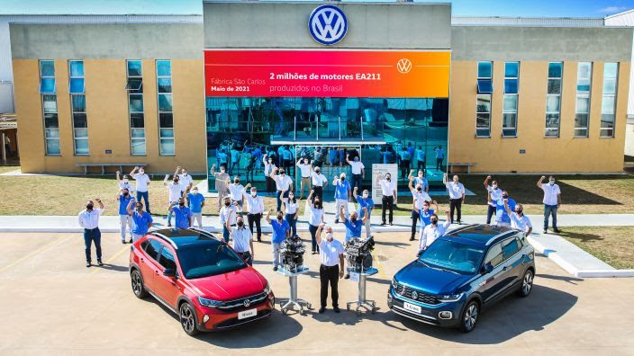 Fábrica da Volkswagen em São Carlos (SP) atinge marca histórica