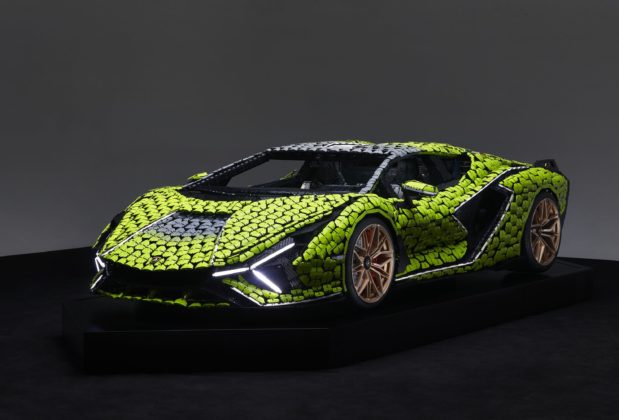 Lamborghini Sián ganha réplica de Lego em tamanho real