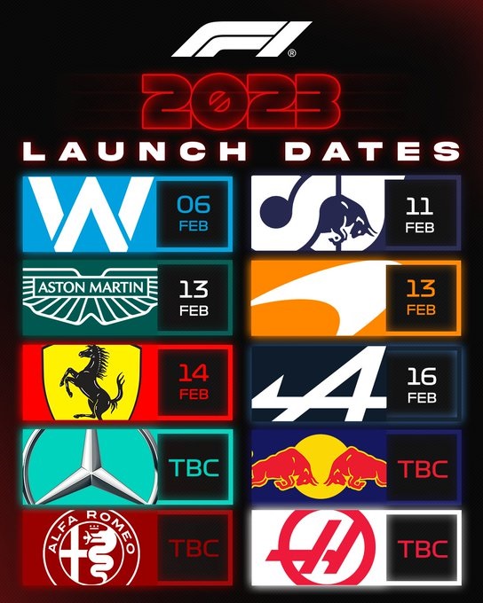 Fórmula 1: calendário 2023 com datas das corridas, pilotos e
