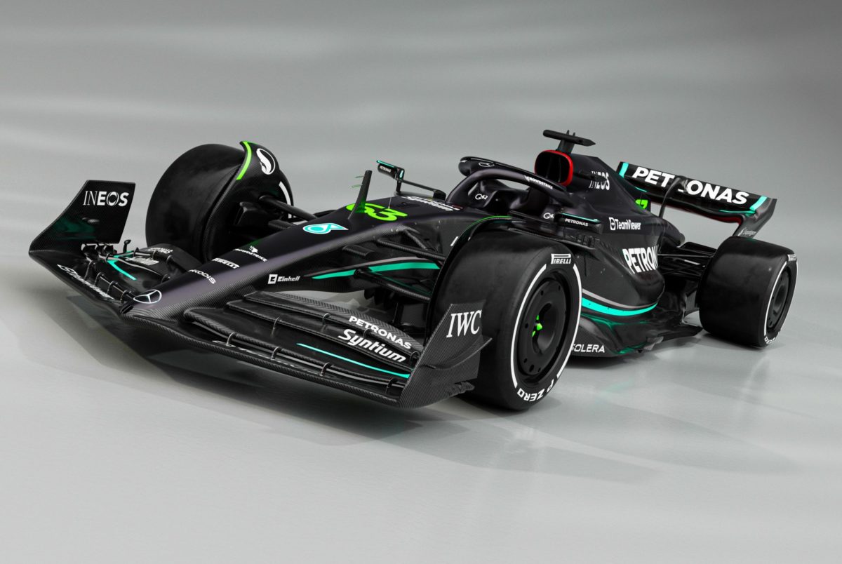 Fórmula 1 Mercedes muda visual e aposta no preto para 2023 Motor Show