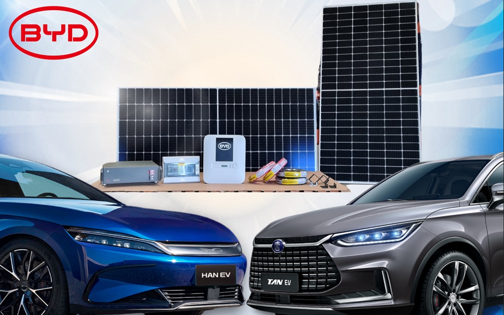 BYD dá kit com painel solar em promoção para os elétricos Tan e Han