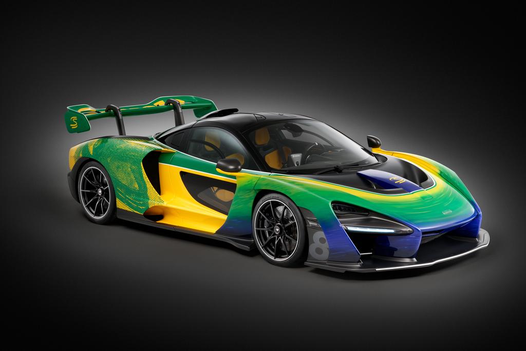 McLaren Senna de coleção recebe verde e amarelo pintado à mão
