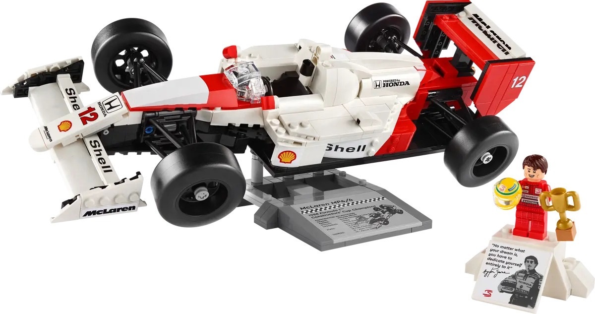 Lego de McLaren de Ayrton Senna vende 400 unidades e gera faturamento de R$ 300 mil