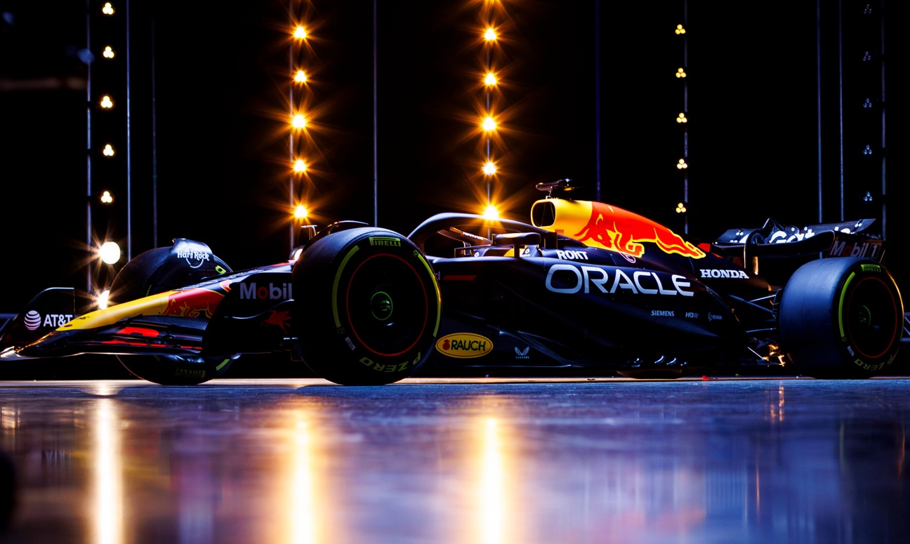 O RB21 da Oracle Red Bull Racing é retratado ORBR RB21 em 19 de fevereiro de 2025, no Reino Unido