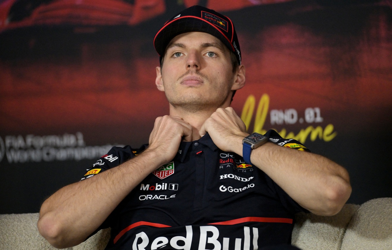 Max Verstappen em entrevista coletiva antes do Grande Prêmio da Austrália de F1 13/03/2025