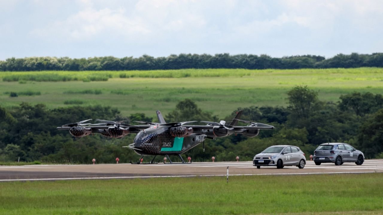 carro voador ou eVTOL da Eve