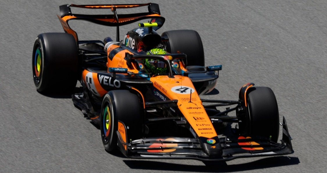 Lando Norris lidera 1º treino livre acirrado do GP da Espanha de Fórmula 1