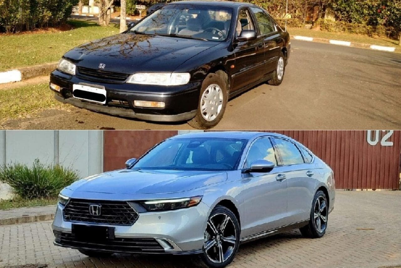 Honda Accord 1995 vs. 2025: o que mudou?