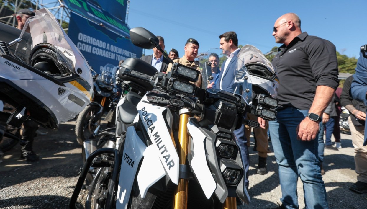 Moto da Polícia Militar do Paraná
