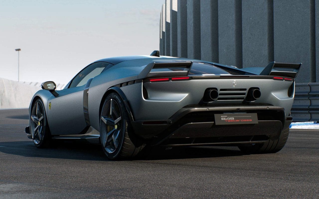 Ferrari 849 Testarossa é híbrida plug-in ‘retrô’ para substituir a SF90