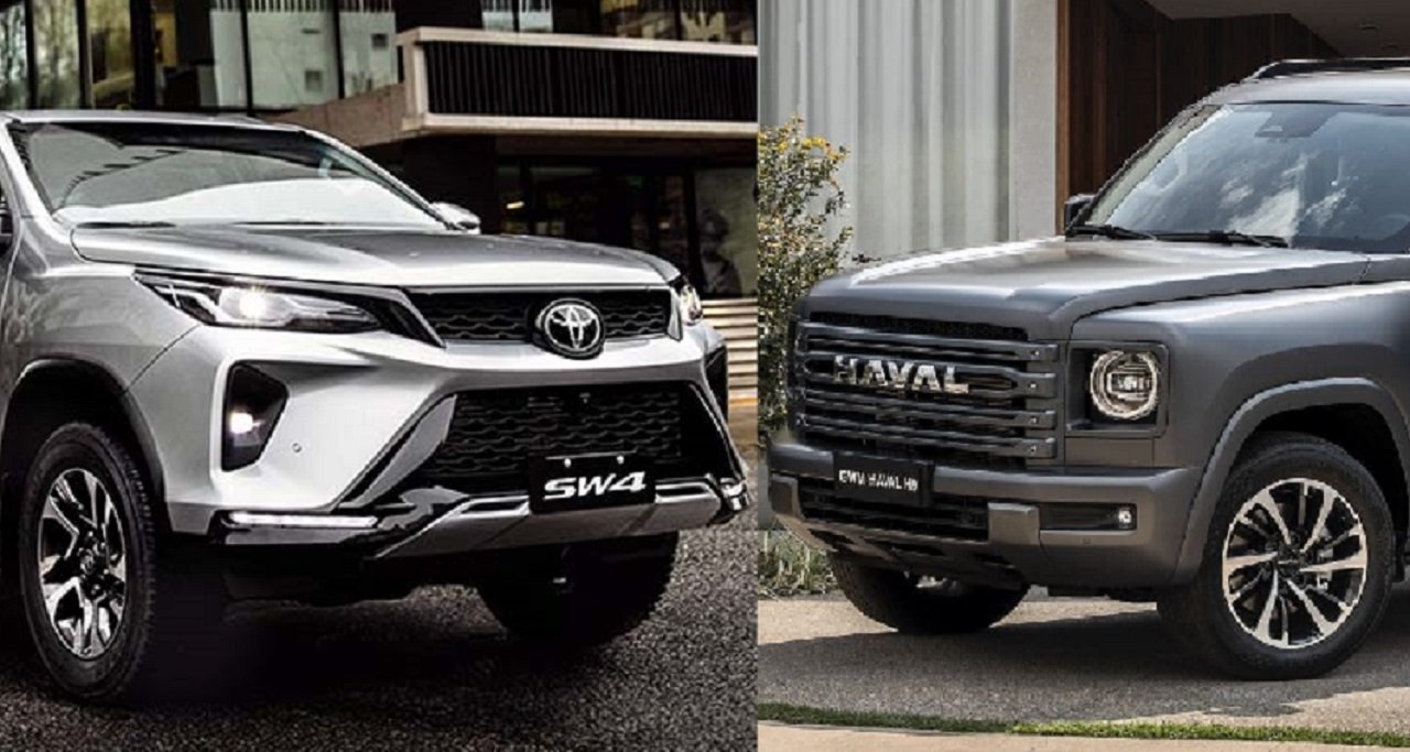 GWM Haval H9 e Toyota SW4 - Foto: divulgação