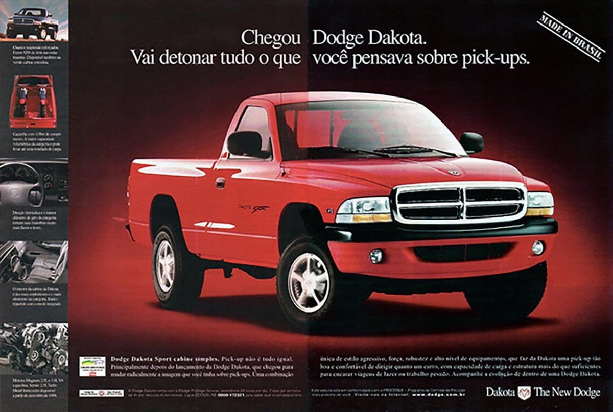 Ram Dakota chega em 2026. Mas você lembra da Dodge Dakota?
