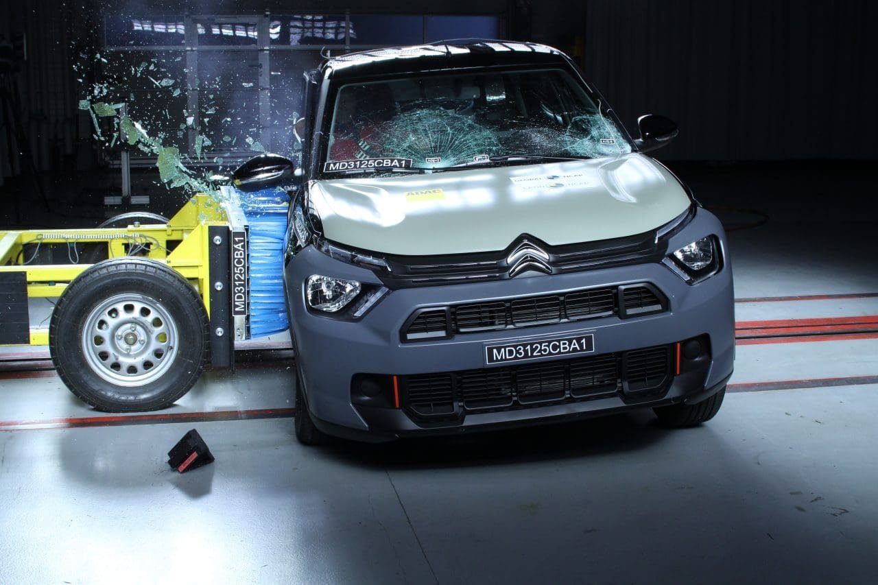 Nota 0! Citroën Basalt vai mal em teste de colisão