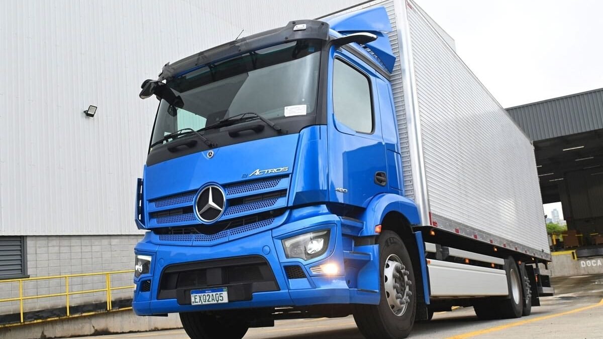 eActros 400 é o caminhão com o IPVA mais caro de SP em 2026