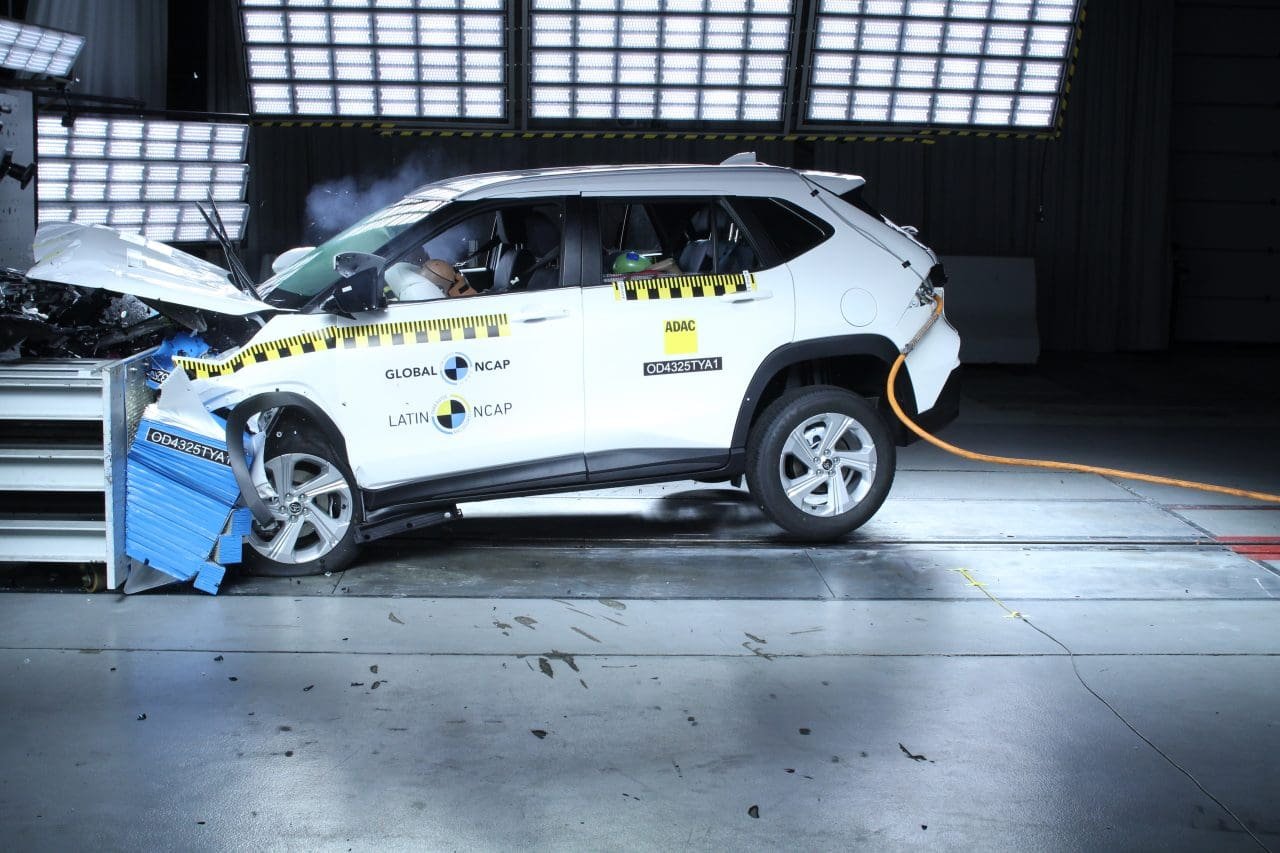 Toyota Yaris Cross no teste do Latin NCap - Foto: divulgação
