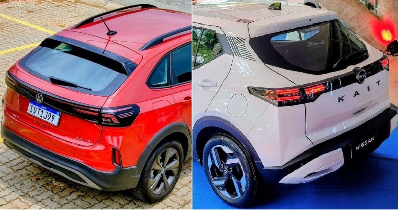 VW Nivus Comfortline e Nissan Kait Exclusive - Foto: Lucca Mendonça