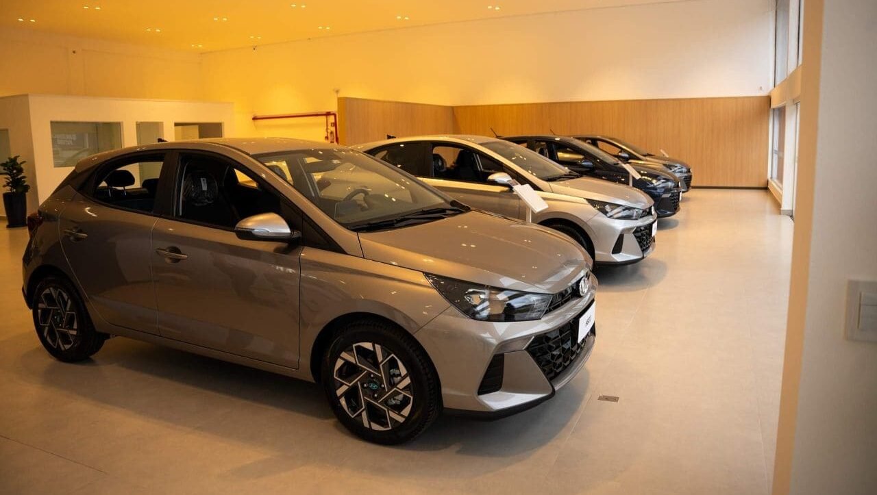 Vendas de carros novos