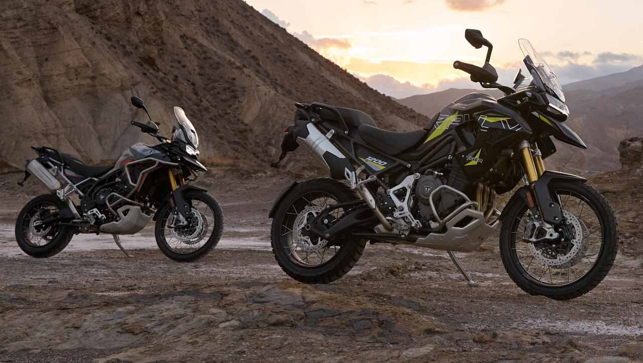 Triumph Tiger Alpine Edition e Desert Edition 2026 - Foto: divulgação