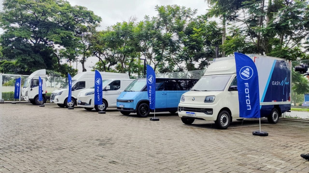 Linha Foton elétrica - Foto: Lucca Mendonça