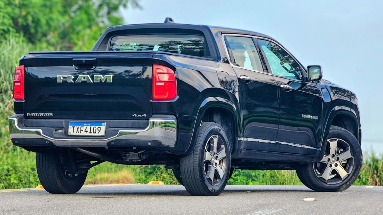 Ram Rampage 2.2 Laramie 2027 em teste de estrada