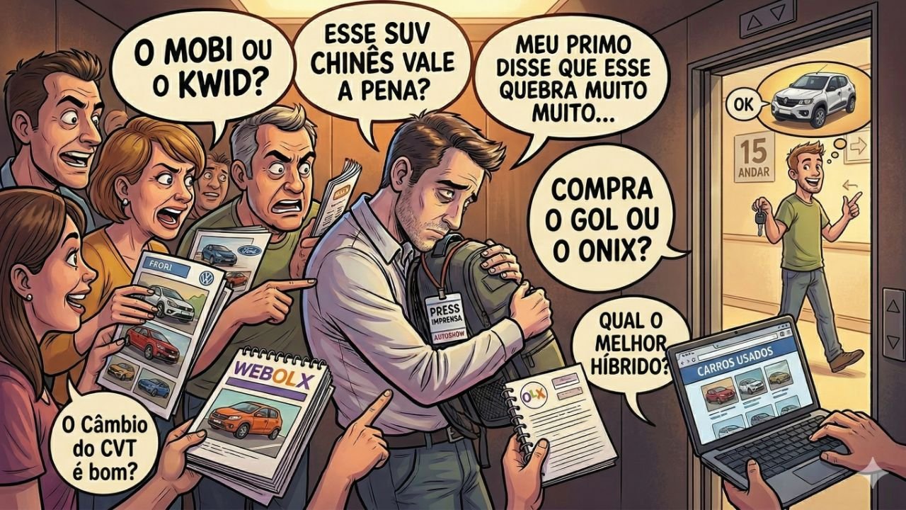 Cotidiano de um jornalista automotivo 