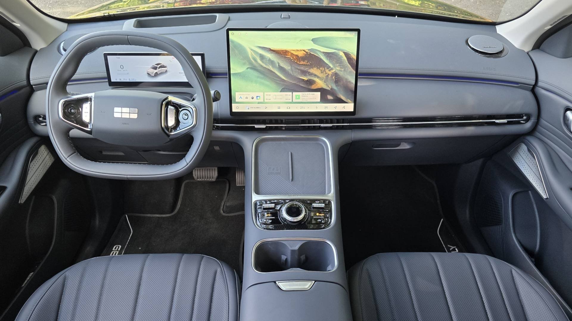 painel Geely EX5 EM-i 2026