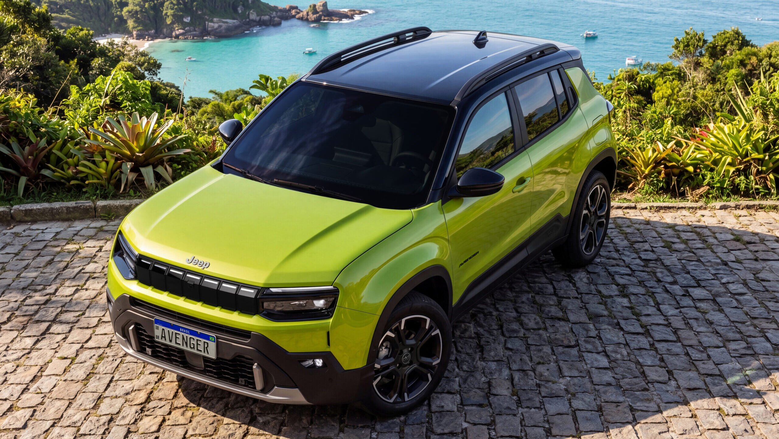 primeira imagem oficial do Jeep Avenger 2027 nacional