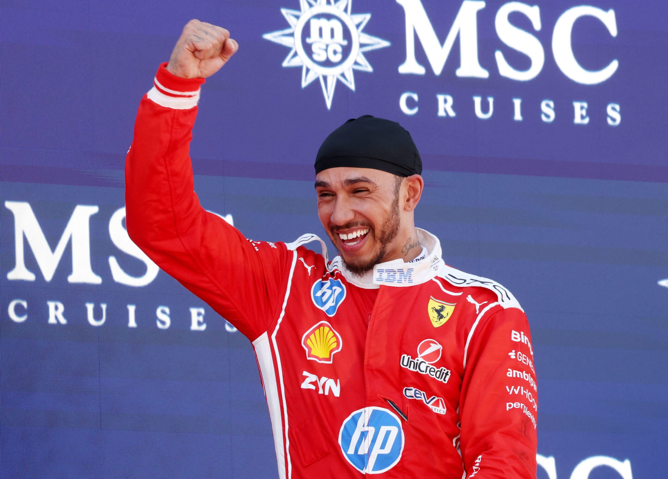 Lewis Hamilton conquista 1ª vitória pela Ferrari no GP da Espanha