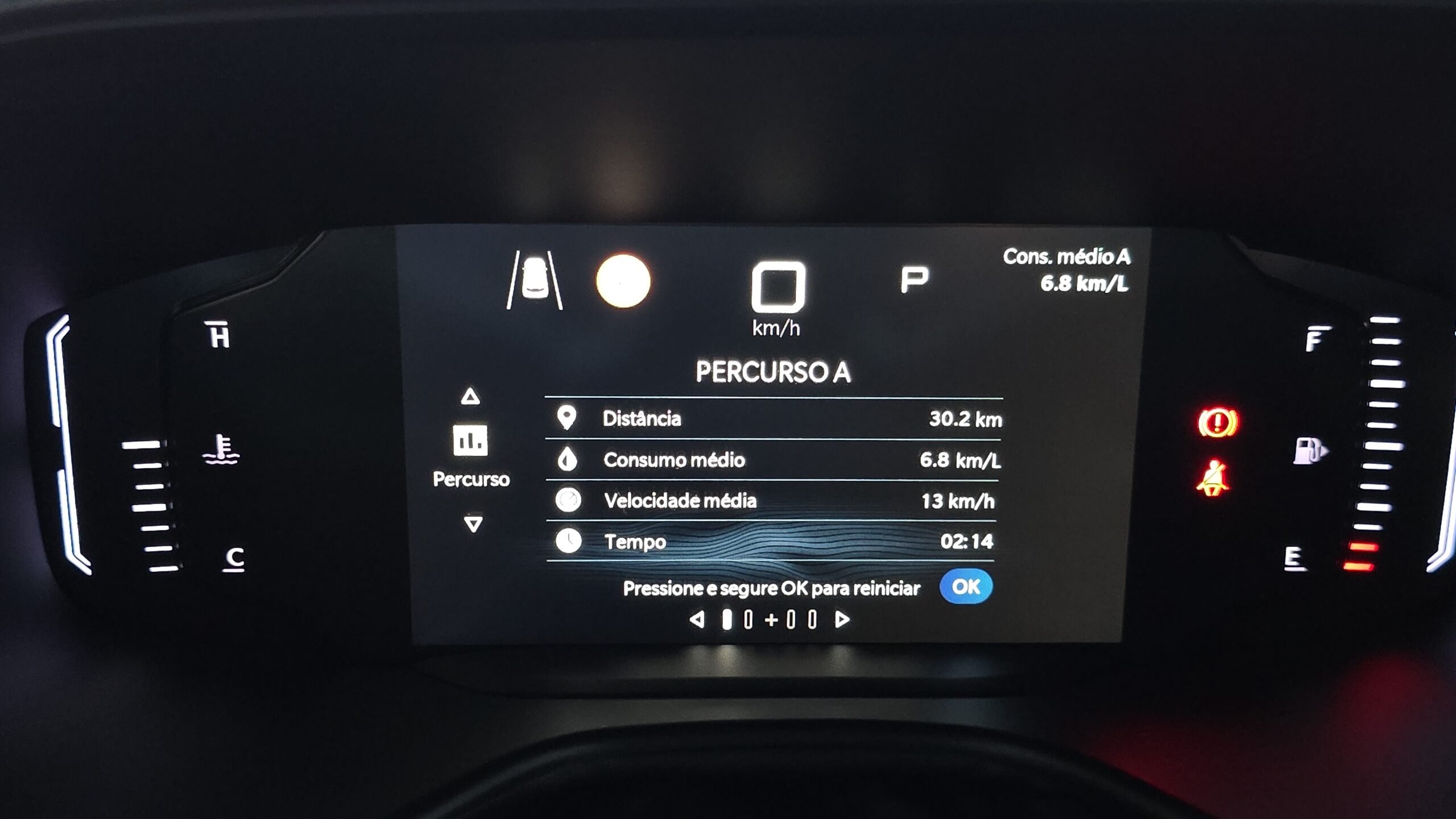 Jeep Renegade Longitude MHEV 2027 computador de bordo