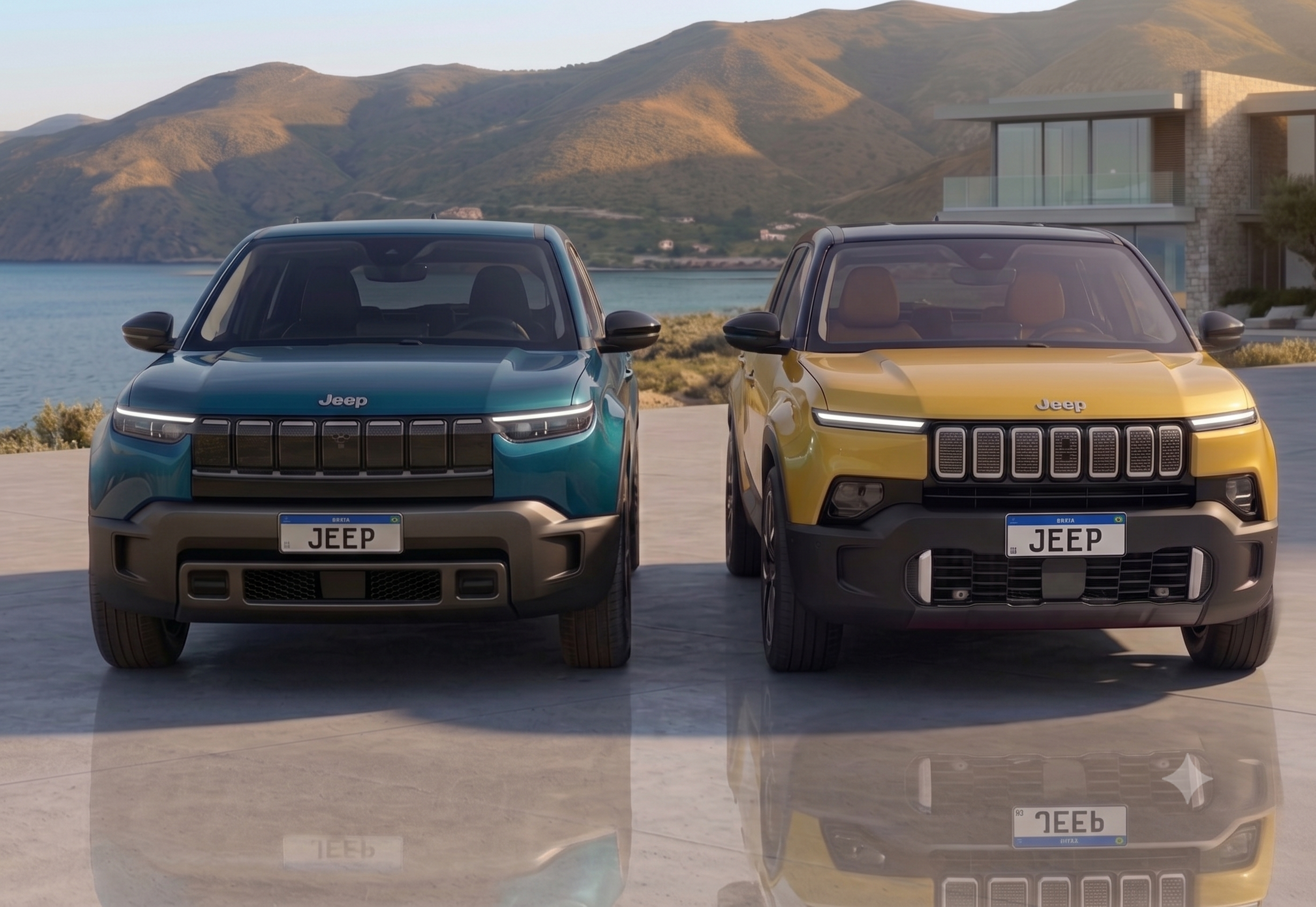 Novo Jeep Renegade e novo SUV ainda sem nome (projeção)